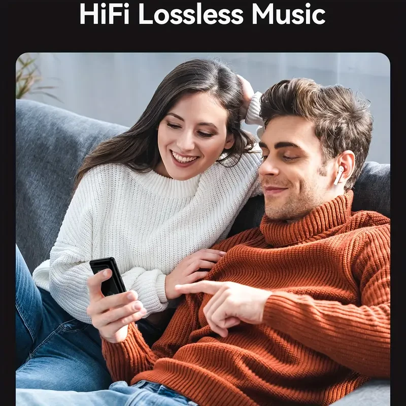 MP3 Player with Wireless 5.3, A76.2X 6.1cm Full Touch Screen 32GB Music Player with Clip and Arm Band, for Sports Running Walking, Supports Up to 128GB