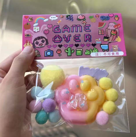 Cute Cat Cartoon Bear Squeeze Toys Sensory Toy TPR Pinch Decompression Toy Fidget Toy Lamb Cartoon Fidget Toy Kid