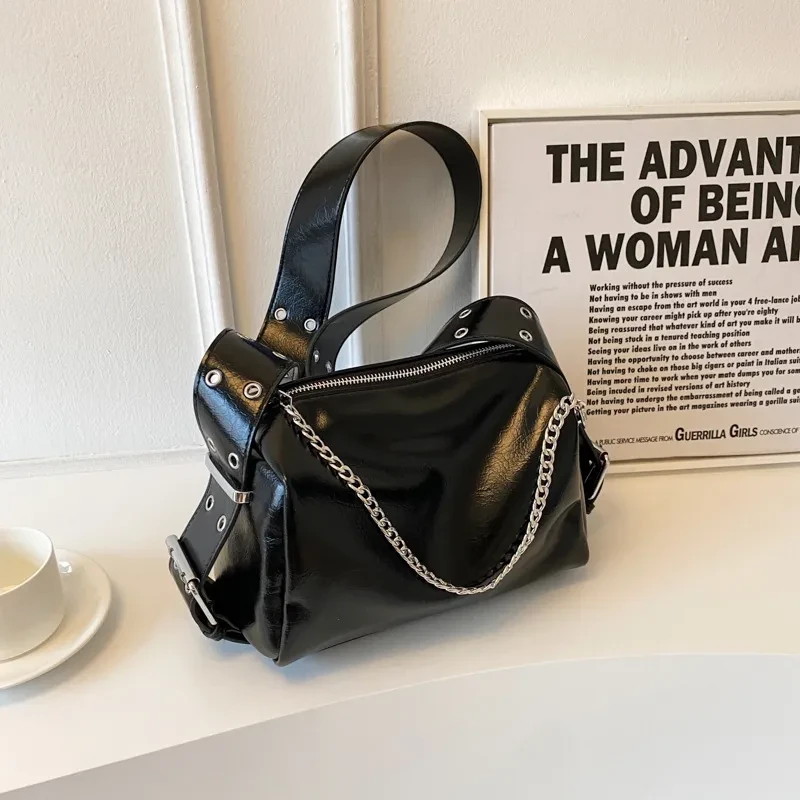 Personality Trendy Fashion Shoulder Large-capacity Crossbody Bag