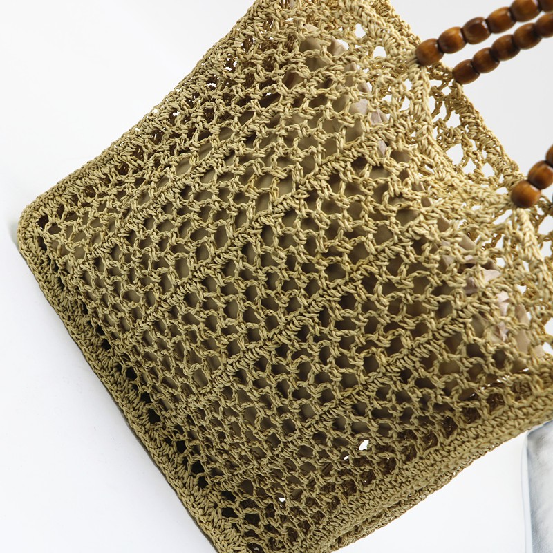 Hollow-out Handbag Beach Woven Bag Summer Fashion Straw Bag