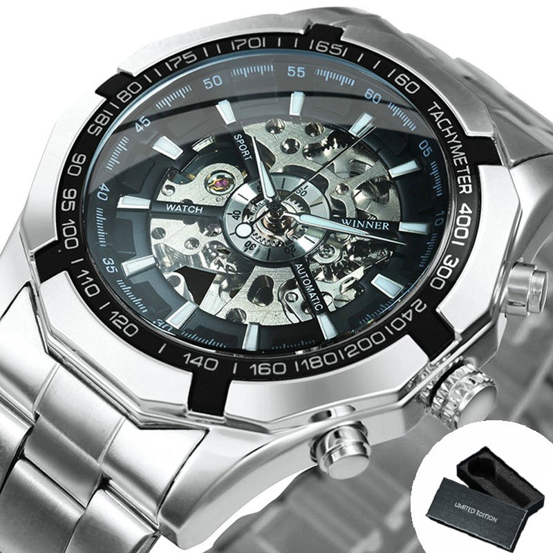 WINNER Classic Skeleton Watch for Men