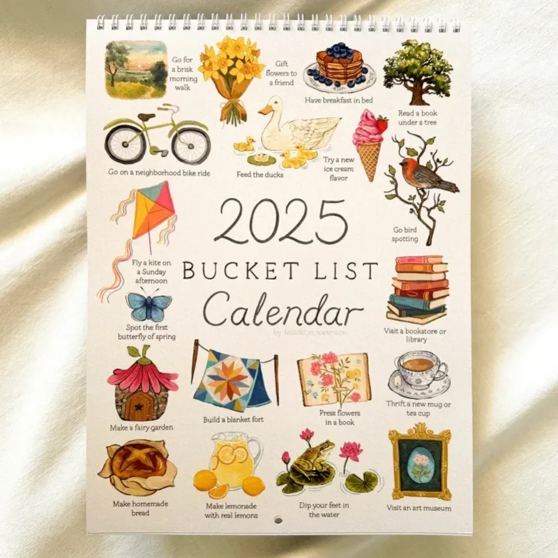 2025 Wish List Calendar  The Perfect Blend of Creativity & Style!