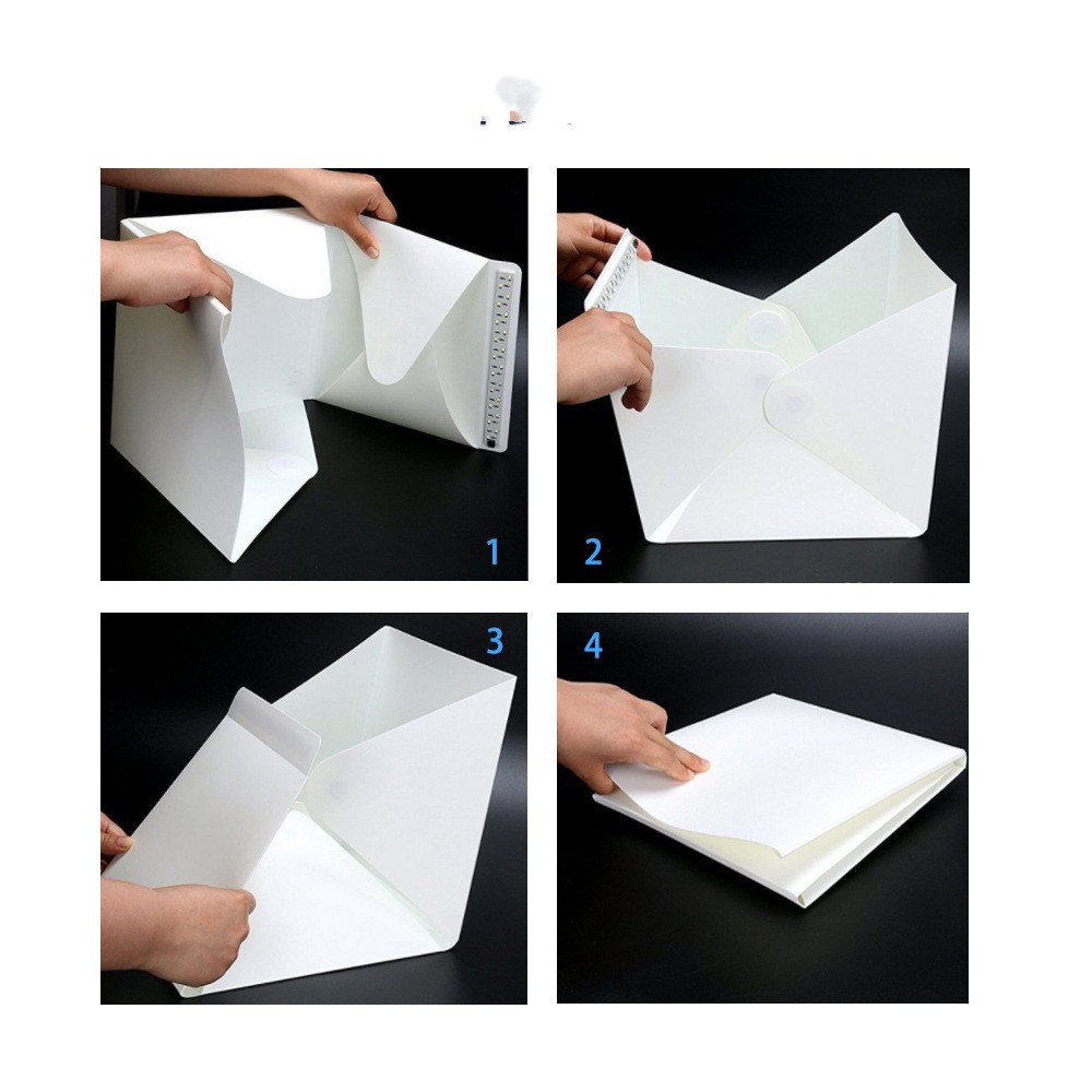 40cm Studio Portable Folding LED Photo Light Box Mini Still Life Shooting Table Soft Box