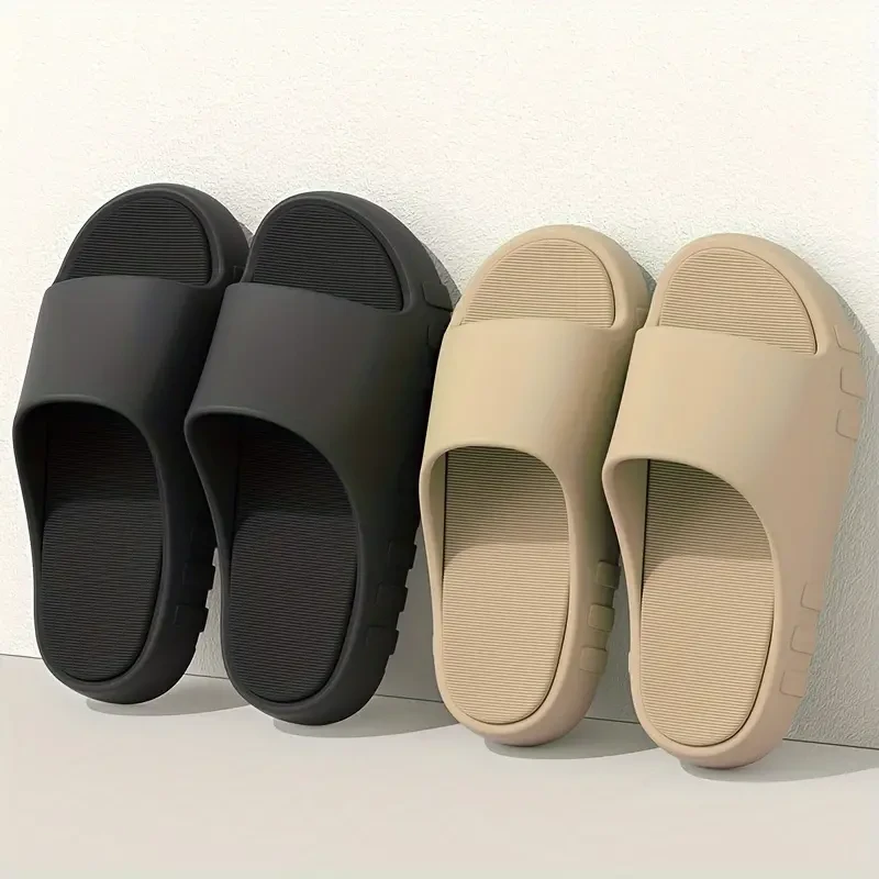 Soft Sole Lightweight Solid Color EVA Pillow Slides