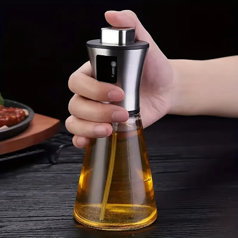 Large Capacity Stainless Steel Glass Olive Oil Sprayer