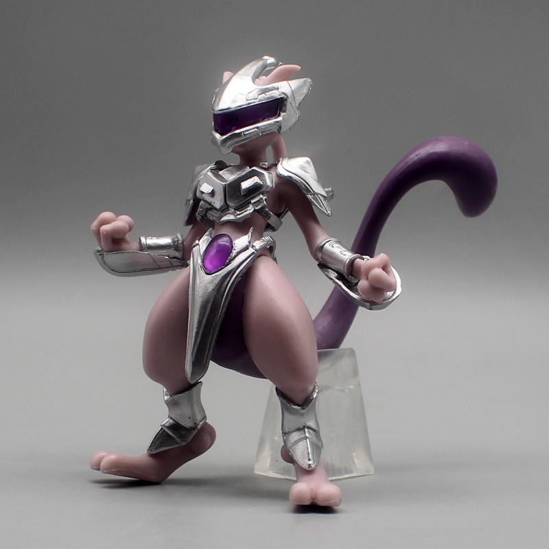 11cm Pokmon Mewtwo in Steel Armor Action Figure