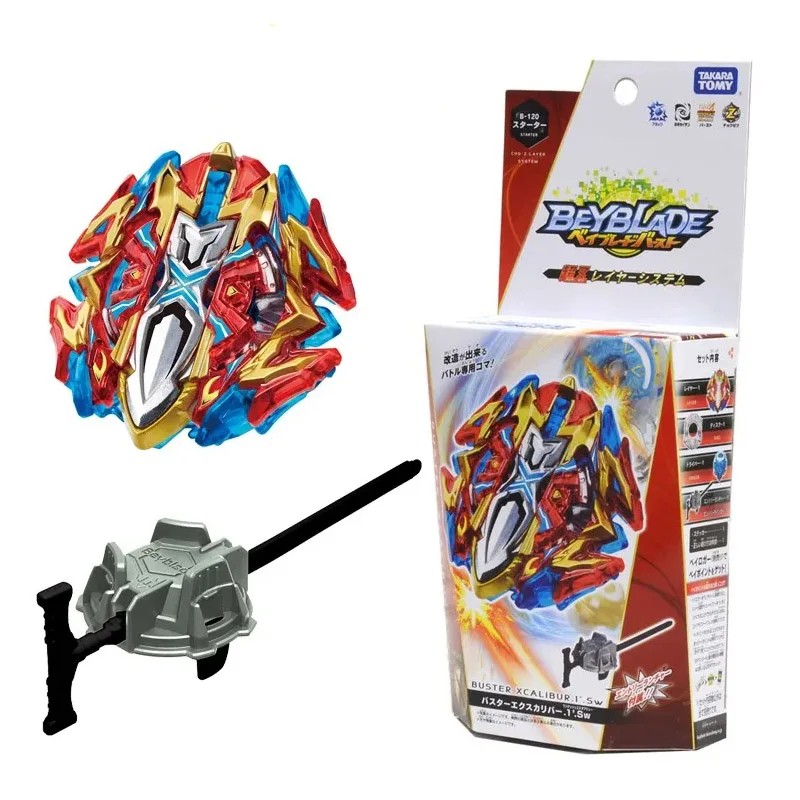 Original Takara Tomy Beyblade Burst BU B-203 Helios & Hyperion Ultimate Fusion DX Set
