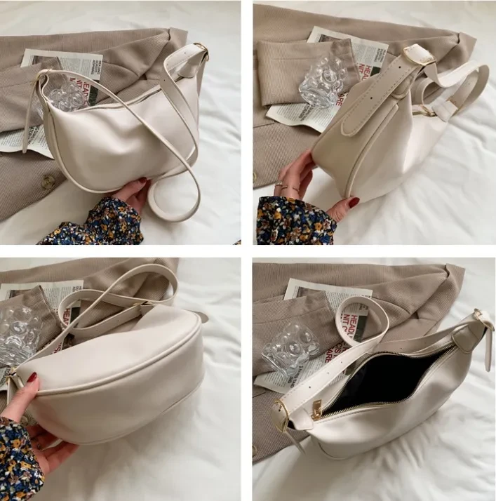 Simple Special-interest Design All-matching Western Style Selenodont Bag