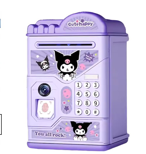 Kuromi Cinnamoroll Pochacco My Melody Kawaii Cute Cartoon Piggy Bank Children's Lockbox Only goes in and out of the piggy bank