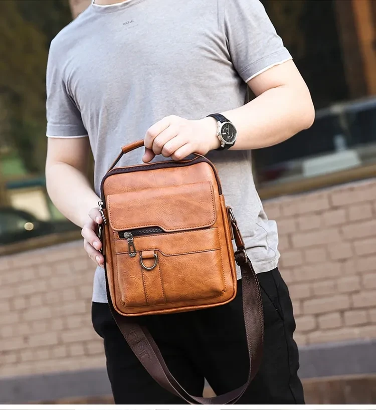 Casual Crossbody Men's Document Small Backpack