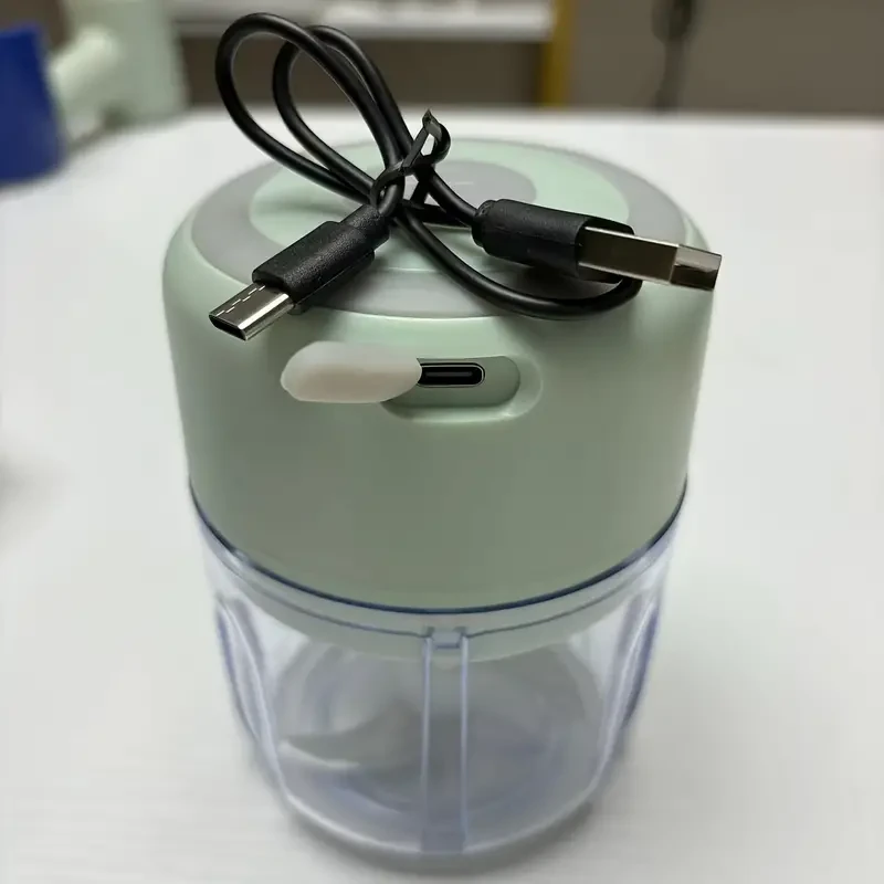 FLZH Electric Mini Garlic Chopper - 3.38/8.45oz USB Meat Grinder, Garlic Masher Machine