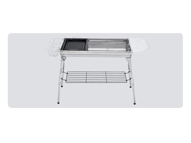 BBQ Stove SET Foldable Stainless Steel Grill Combo 1