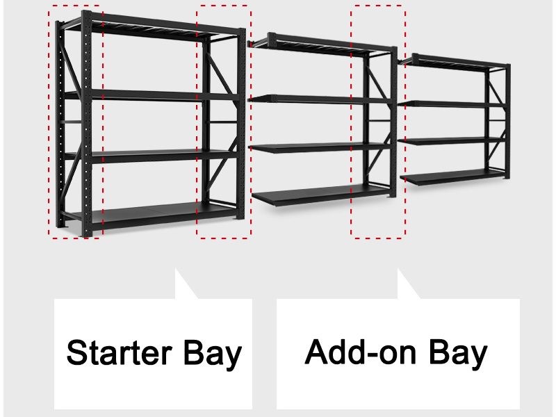 GARAGES STORAGE SHELVING RACKING RACKS BALCK 1.6X1.5x0.5m