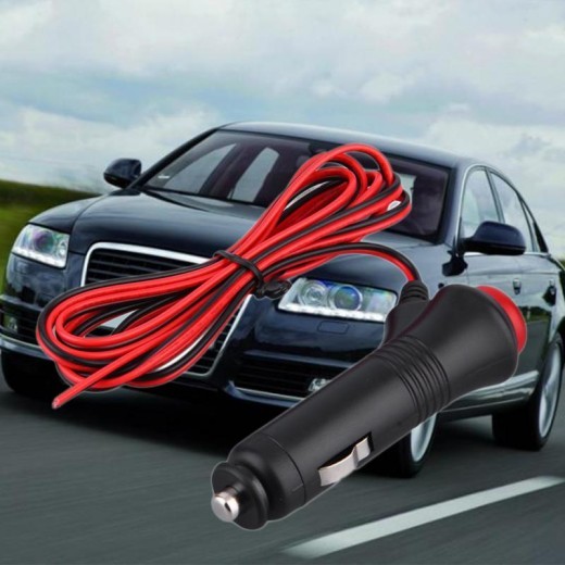 Car cigarette lighter power cord