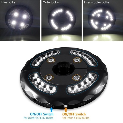 Umbrella light detachable Roman light multi-function high camping light tent light