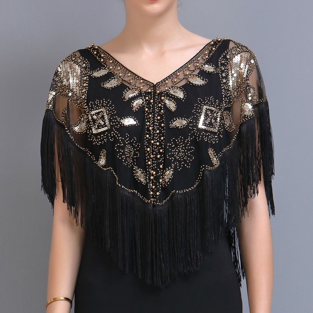 Fashionable Women's Sequin Shawl - Elevate Your Style!