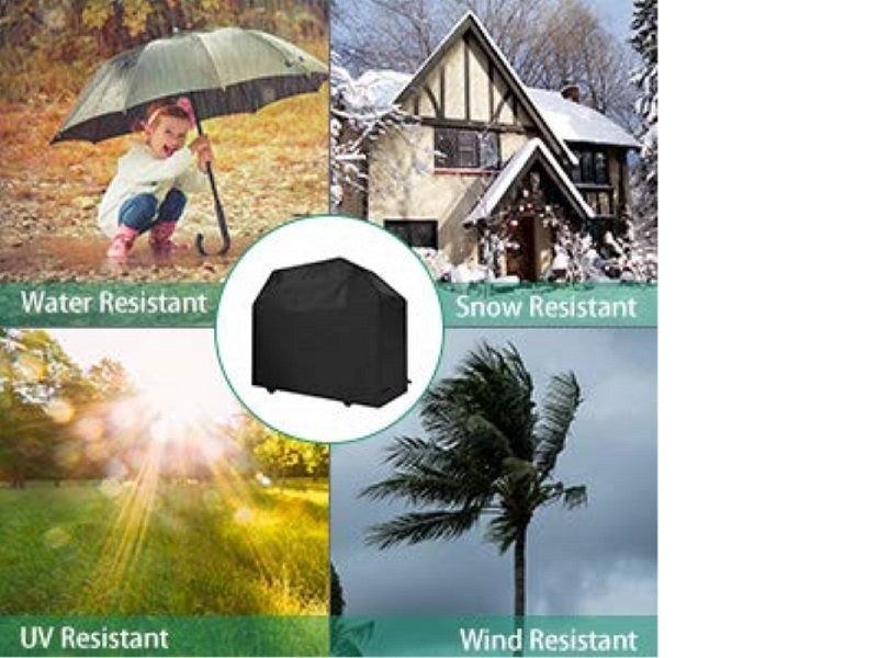 L-XXL BBQ Cover Heavy Duty Waterproof Medium Barbecue Grill Outdoor Protector