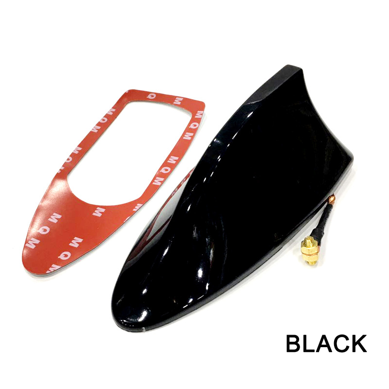 Car Shark Fin Antenna Cover Base Stylish Radio Signal Aerial Replacement for Car Roof