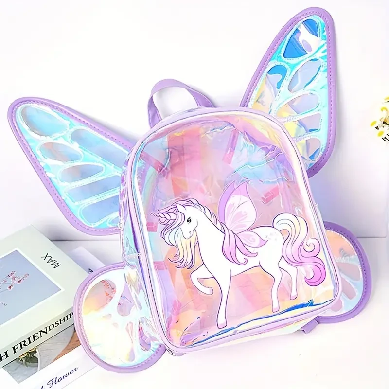 Youngsters' Unicorn & Butterfly Wings Backpack
