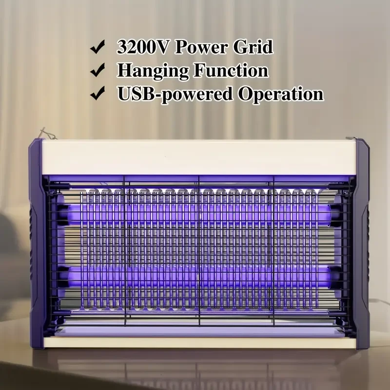 1 Set, Mosquito Repellent Lamp, Fly Canteen, Restaurant Commercial Mosquito Trap, Mosquito Repellent, Indoor Mosquito Repellent, Chain Trap, Detachable Collection Tray, Indoor, Bedroom, Outdoor