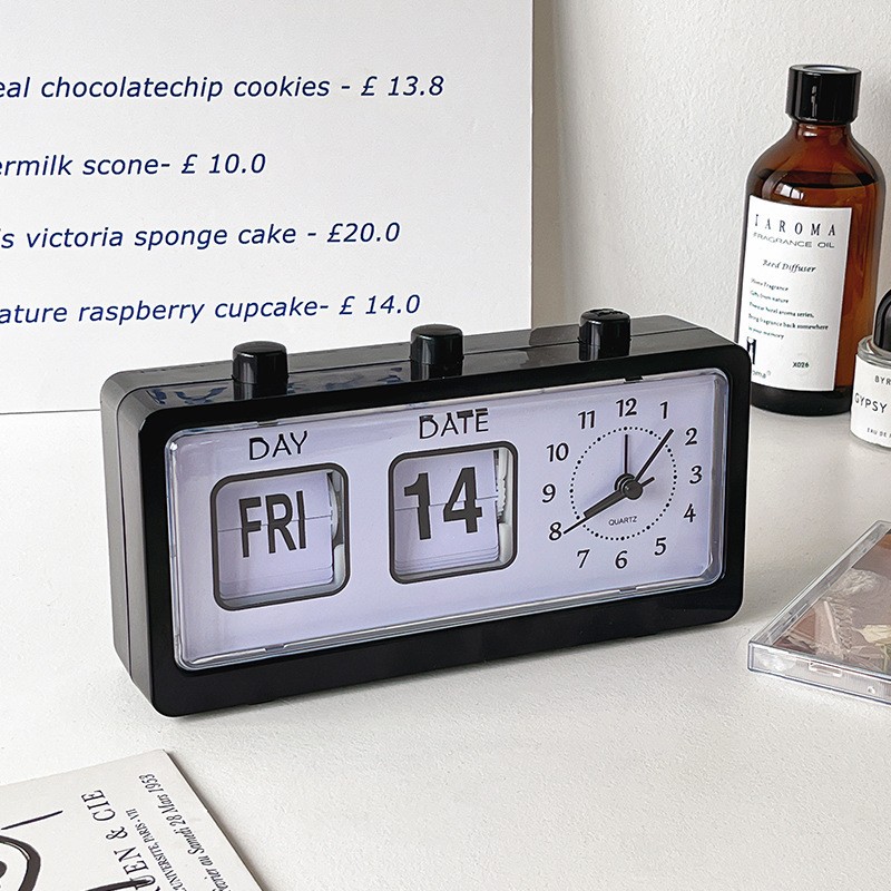 Desk Alarm Clock Decompression Ring Manual