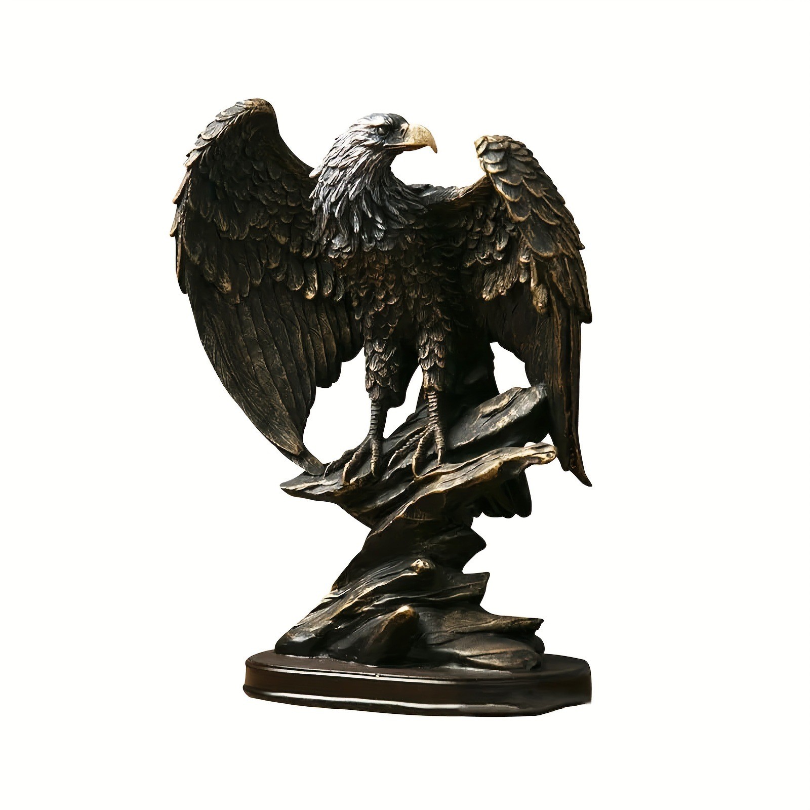 Standing Eagle Carving Resin Craft Ornament