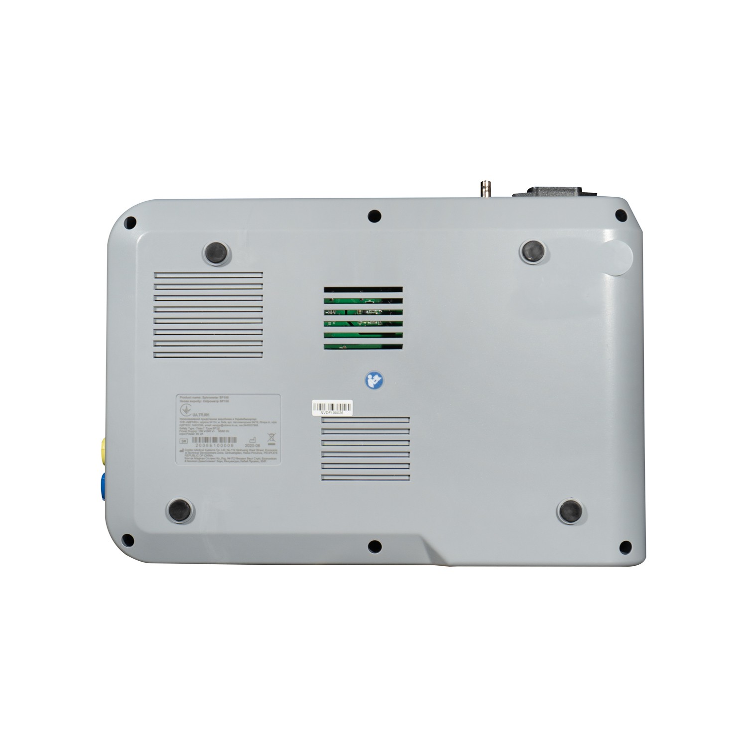 SP100 Spirometer Portable Lung Function Testing Device FVC SVC MVV Touch Screen