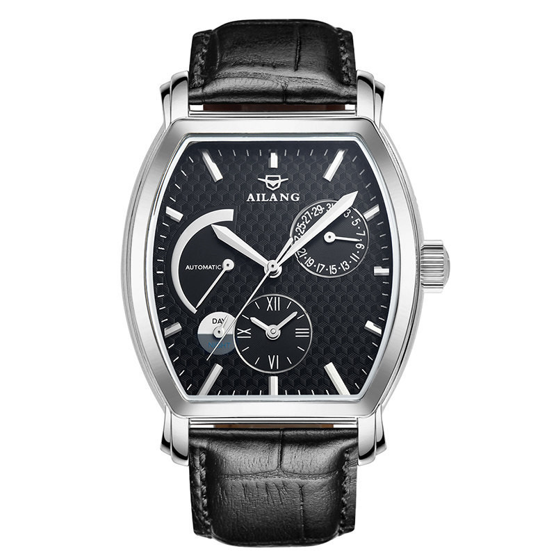 AILANG Wine Barrel Type Waterproof Automatic Mechanical Watch