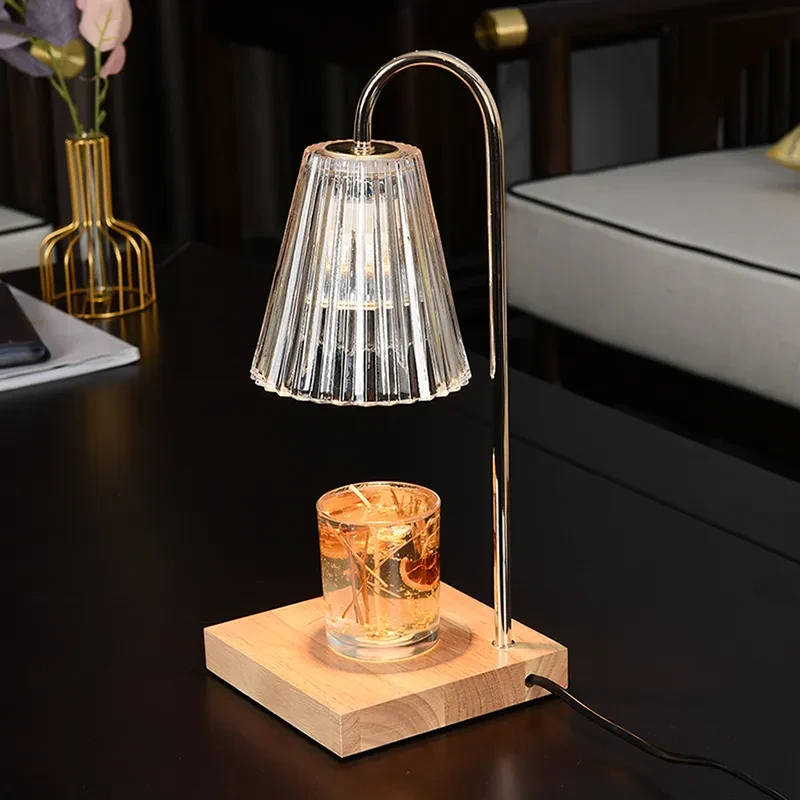 Log Aromatherapy Melting Wax Lamp Dimmable Bedroom Aromatherapy