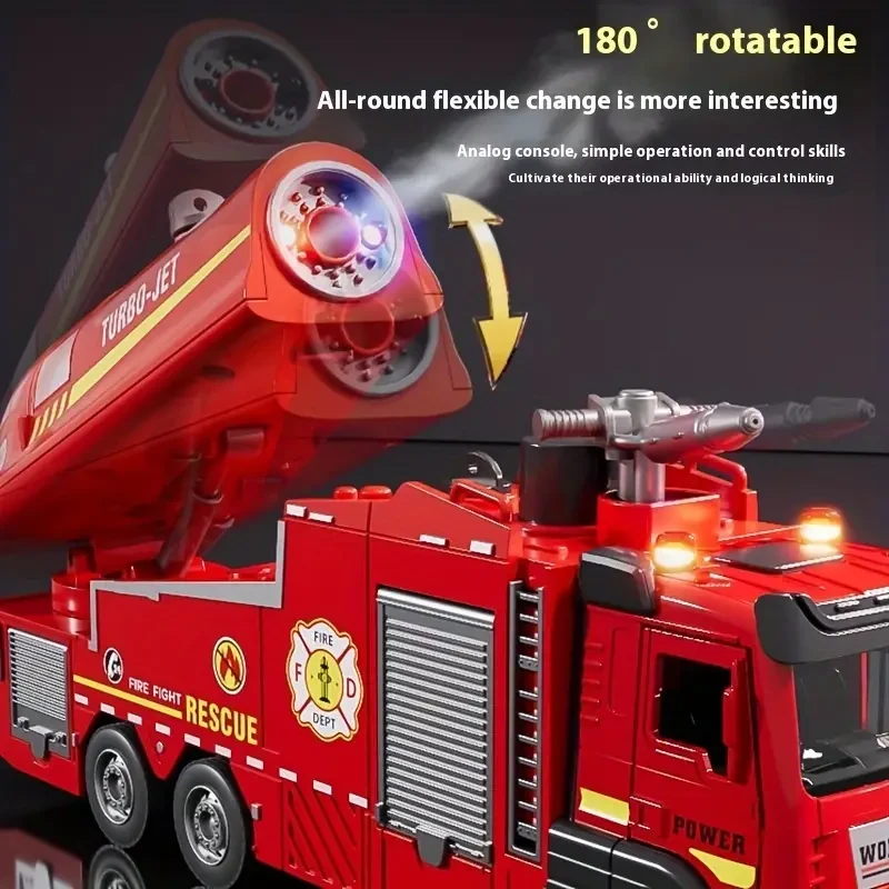 Alloy Car Head Fire Truck Toy