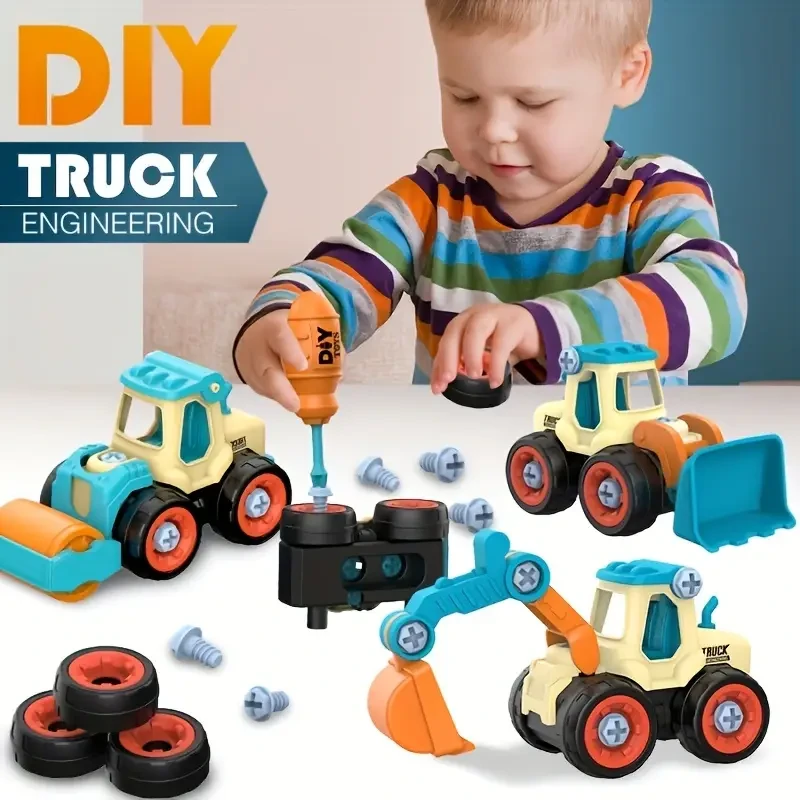 Detachable Excavator DIY Truck Engineering Set