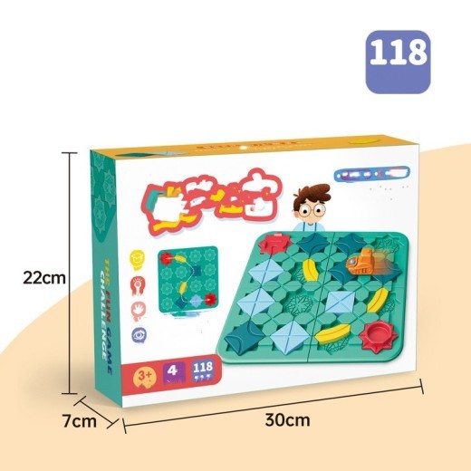 Children's Road Building Maze Ball Track Puzzle Table Game