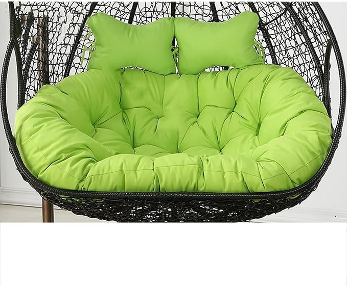 Cushion Pad Seat Set High Quality For Double Hanging Basket Chair - Green