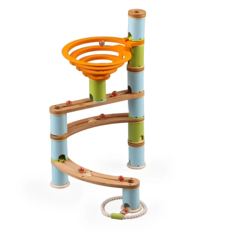 Parent-child Building Blocks Assembling Children's Gift Bamboo Reclaimed Wood