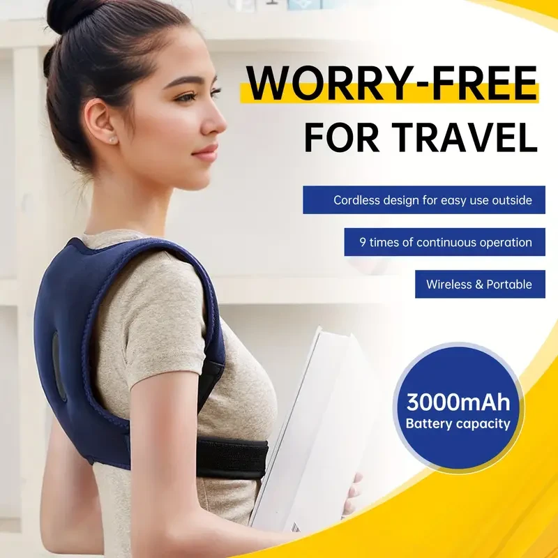 Multi-Functional Heating Back and Shoulder Massager - Posture Corrector