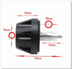 Motorcycle Modified Parts Rear Wheel Axle Rubber