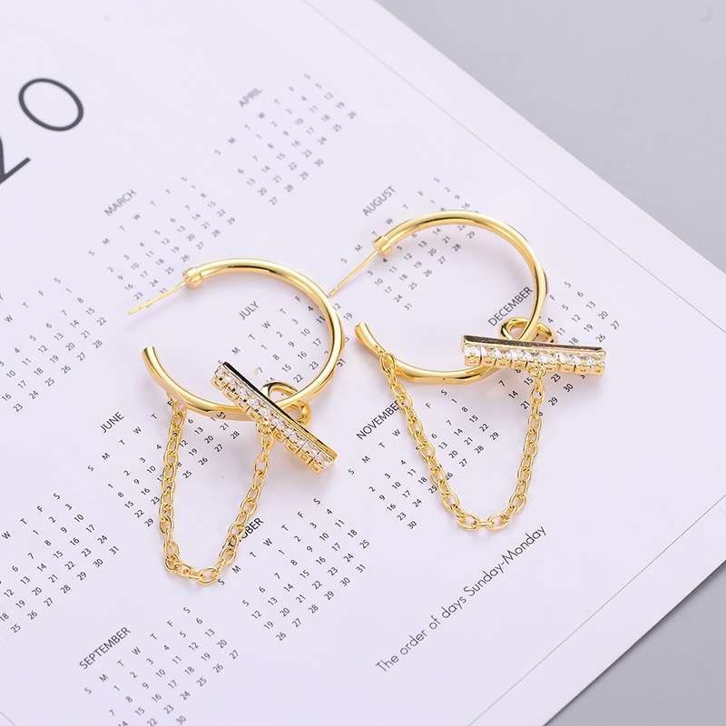 Fashion Trend Earrings Hot Alloy Circle Earrings Earrings