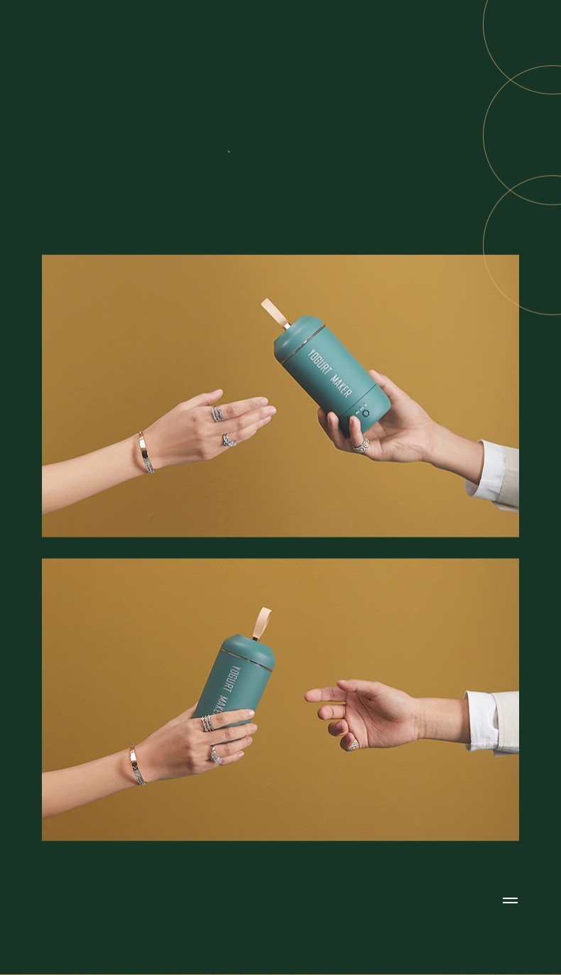 New Product Mini Multi-Function Small Pumpkin USB Charging Accompanying Yogurt Cup Pocket Portable Yogurt Machine Accompanying Cup