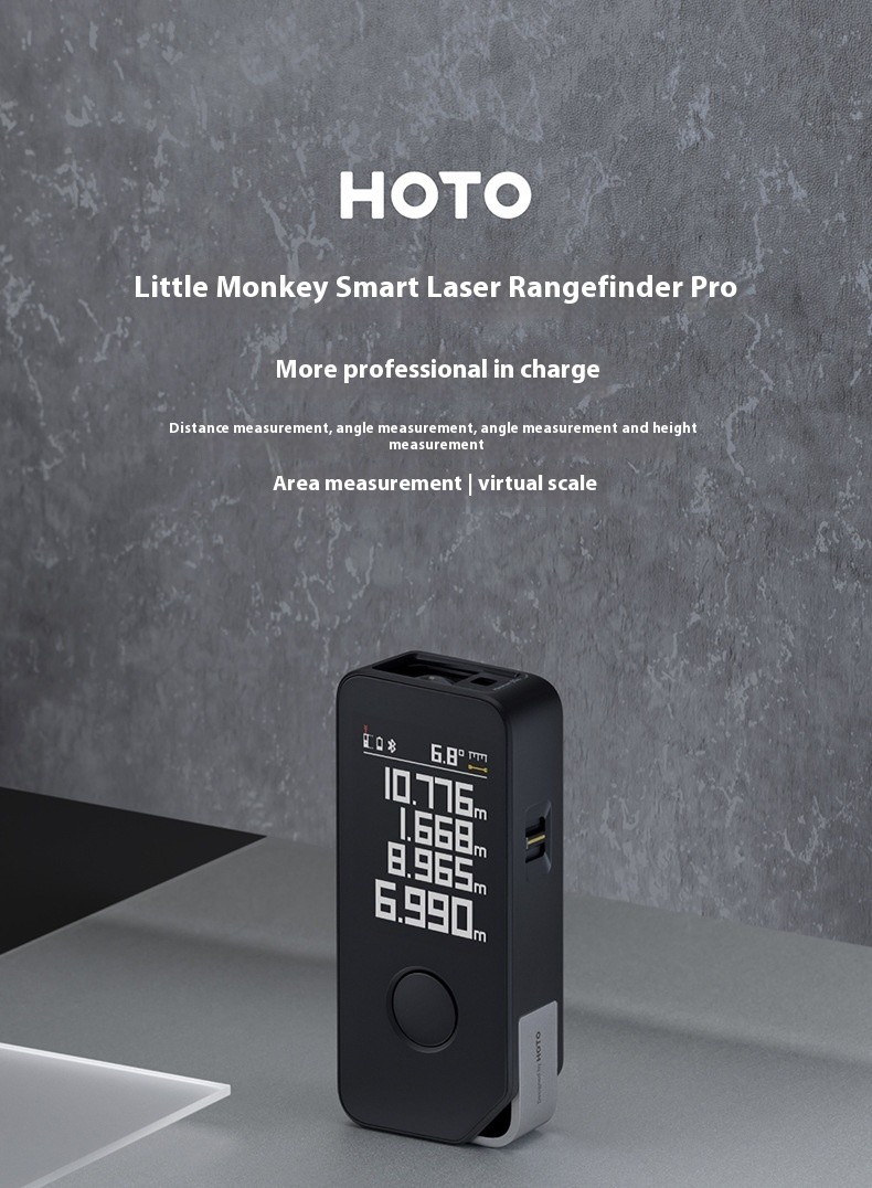 High Precision Electronic Ruler Handheld Infrared Smart Energy Room Mobile Phone Ranging Tool