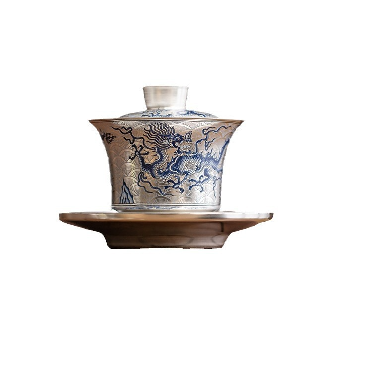 Product Ceramic Silvering Tureen Tea Brewing Bowl