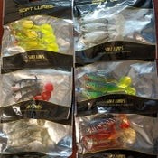 Clearence 30pcs Soft Fishing Lures