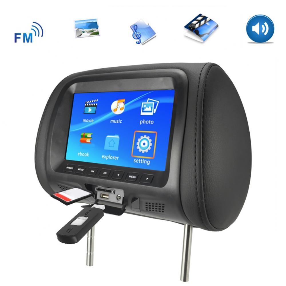 Universal 7-Inch Car Headrest Monitor