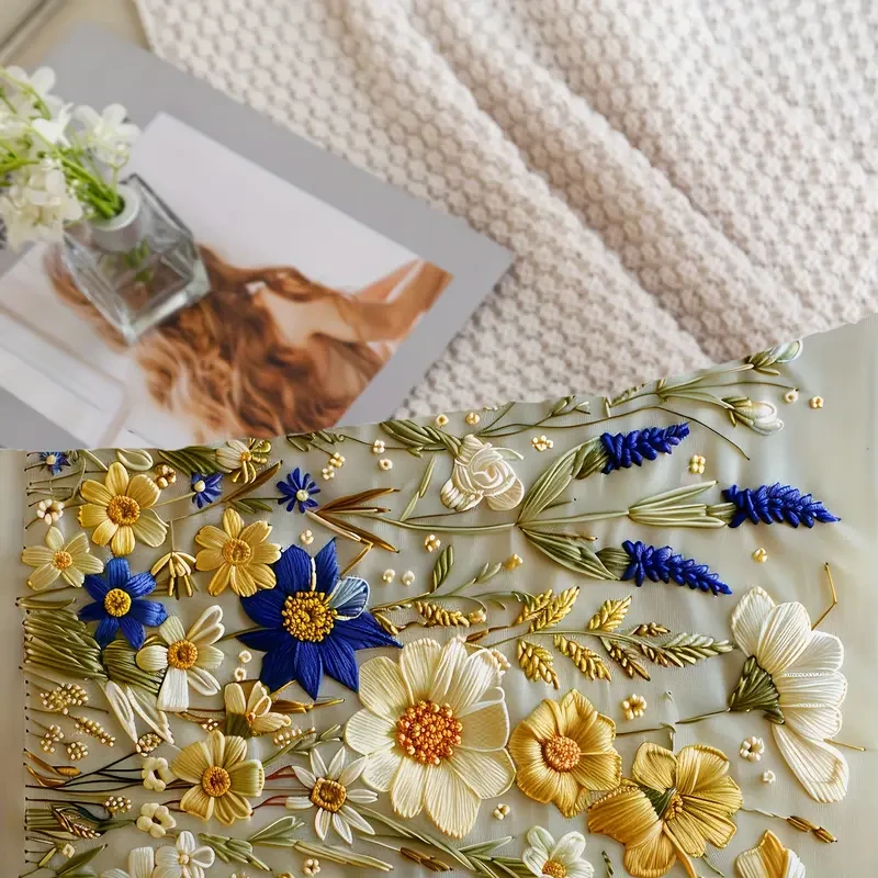 Tranquil Decor Ultra-Soft Floral Pillowcase  Stylish and Comfortable Home Accent