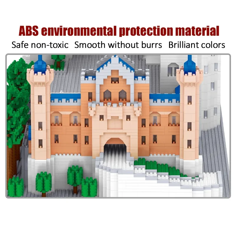 LZ8020 Miniature Diamond Particles New Swan Building Block Toys