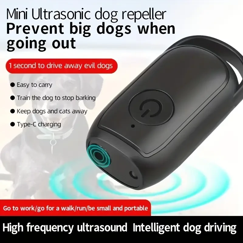 Discover the USB Rechargeable Dog Repeller with LED light. This compact anti-barking device uses soundwave technology for long-distance training, ideal for New Zealand dog owners looking to control unwanted behavior and promote better training.  As a dog