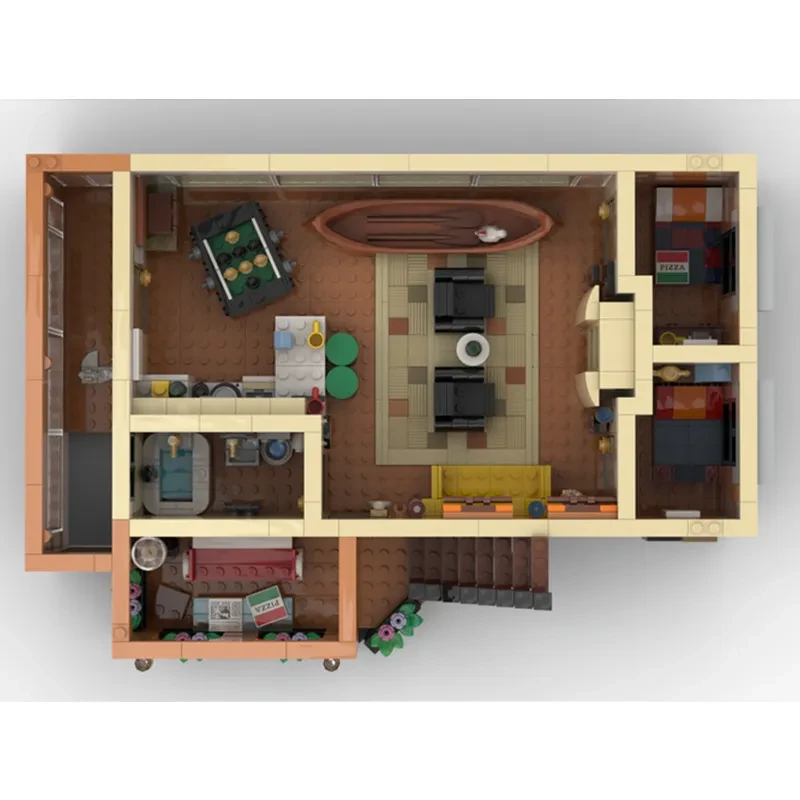 Friends Apartment And McLaren Bar Model Building Toy