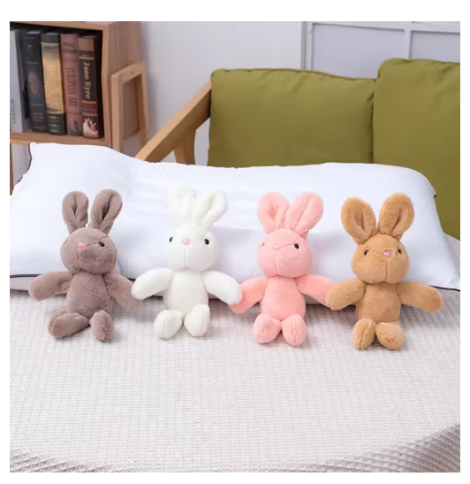 25cm Cute Rabbit Plush Toy Soft Stuffed Bunny Doll Baby Girls Sleeping Toy Girls Kids Baby Plush Animal Birthday Gifts