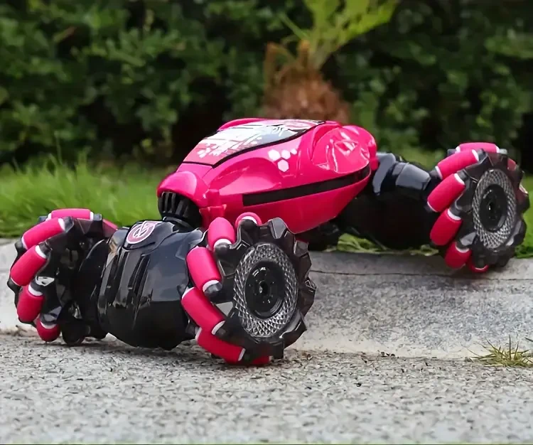 TurboDrift 4WD Gesture Controlled RC Car Dual-Side Rotating Off-Road Vehicle with LED Lights & Music