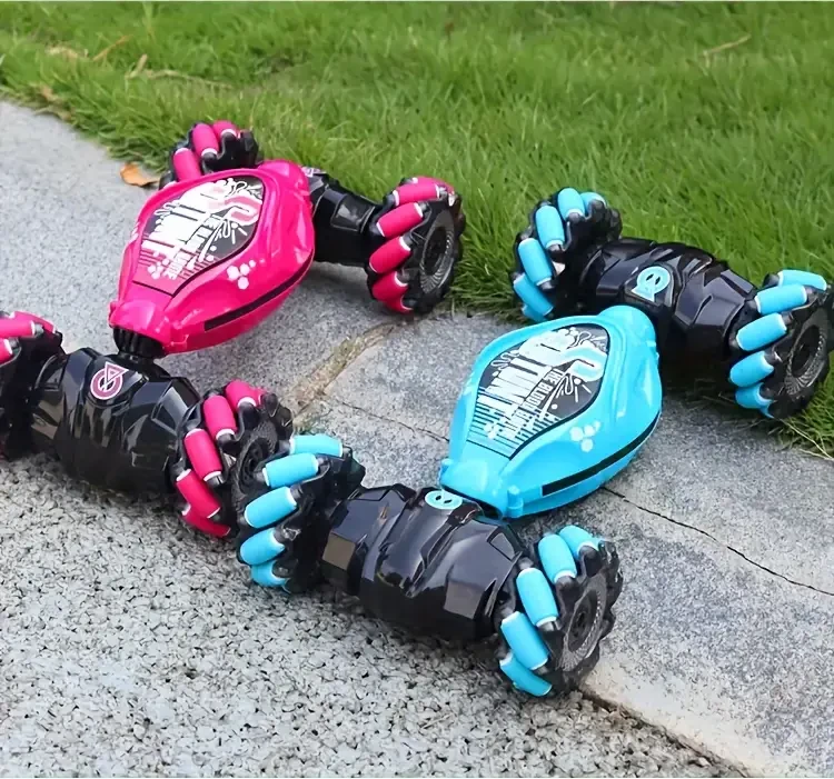 TurboDrift 4WD Gesture Controlled RC Car Dual-Side Rotating Off-Road Vehicle with LED Lights & Music