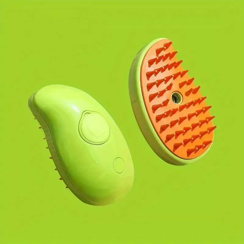 Self-Cleaning Steam Cat Brush  Pet Hair Removal Comb for Cats and Dogs
